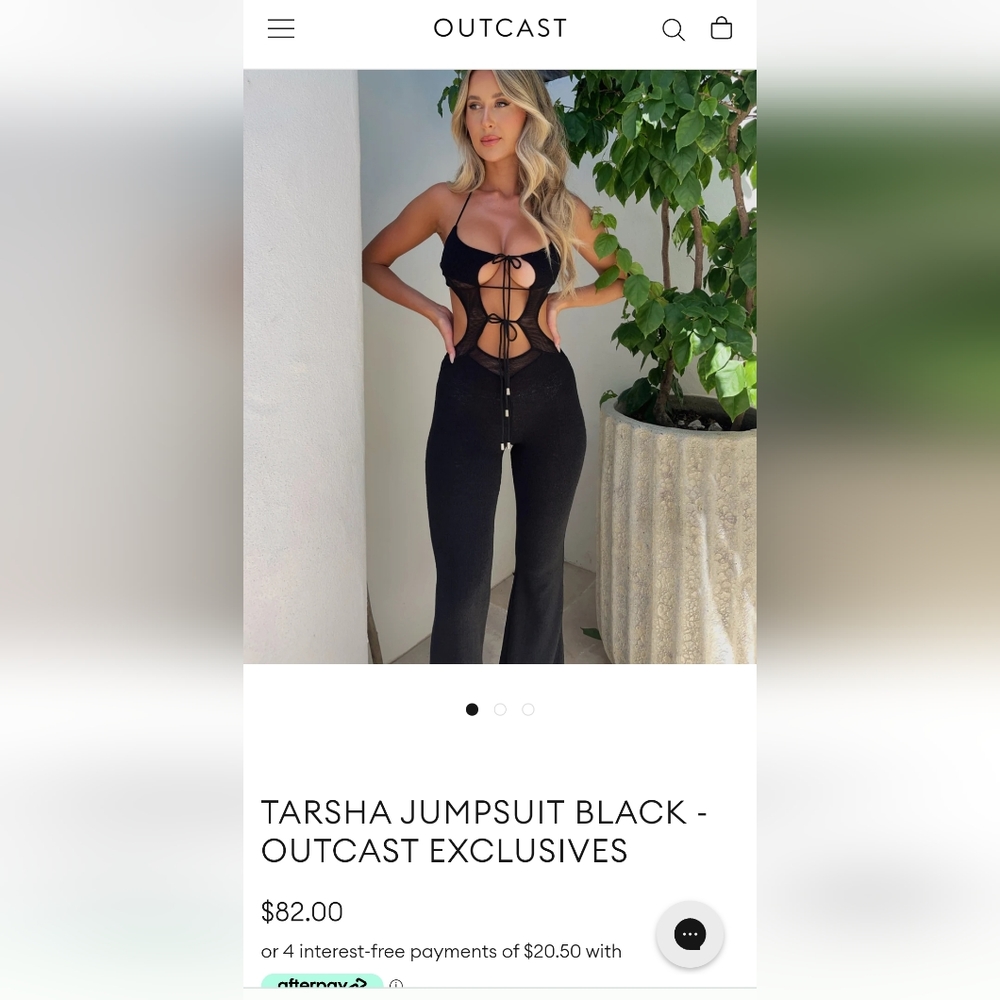 TARSHA MESH JUMPSUIT BLACK - OUTCAST EXCLUSIVES × 1XS